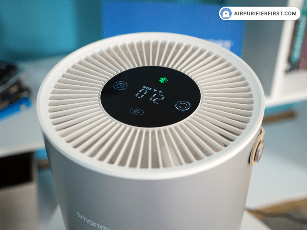 Smartmi P1 Air Purifier - LED Display and Control Panel