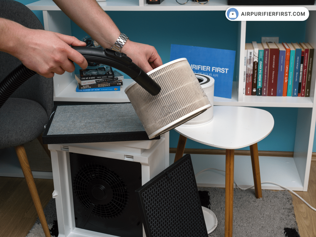 How to Replace the Levoit Large Room Air Filter - Turn Off Filter  Replacement Light 